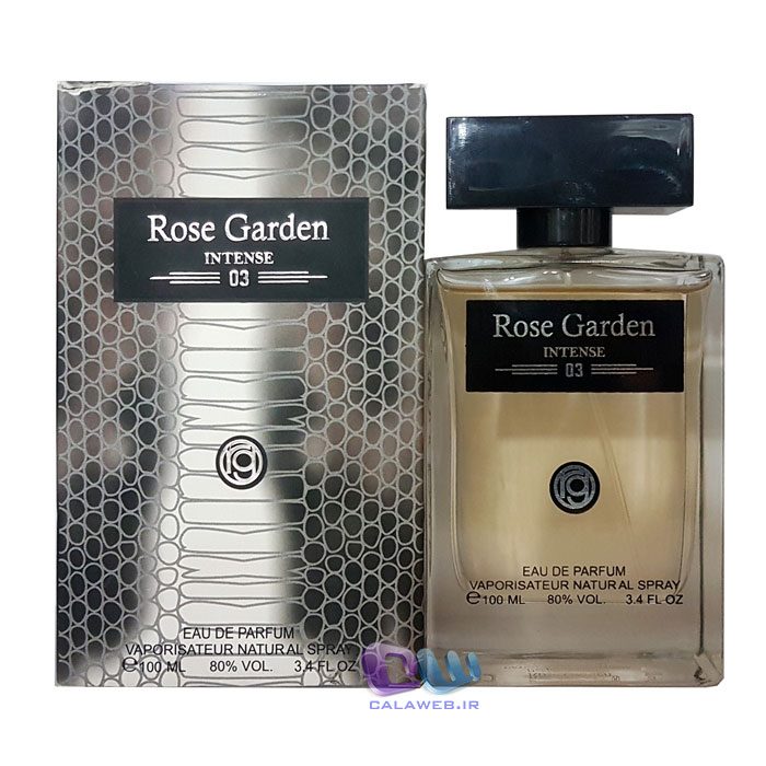 ادکلن رز گاردن اینتنس 03 Rose Garden intense ساخت کشور فرانسه