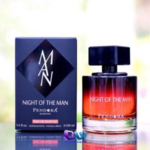 ادکلن پندورا Pendora Night of the man مشابه رایحه YSL La Nuit de L'Homme L'Intense حجم 100 میل ساخت امارات