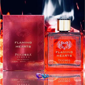 ادکلن پندورا Pendora Flaming hearts مشابه رایحه Versace Eros Flame حجم 100 میل ساخت امارات